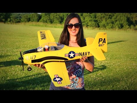 T-28 Trojan 1100mm 43" Warbird Eleven Hobby RC Plane REVIEW - TheRcSaylors - UCYWhRC3xtD_acDIZdr53huA