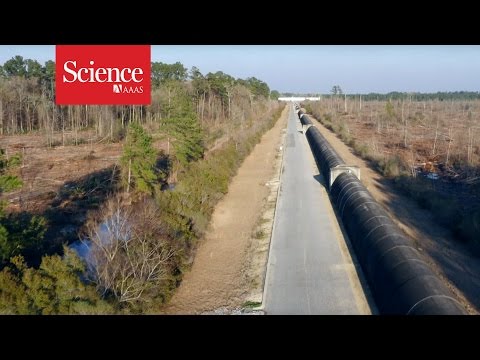 Take a whirl above the massive LIGO gravitational wave detector - UCv0aU2eKry3kdSTnFa8QAWA