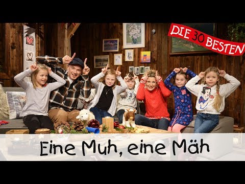 ⛄️ Eine Muh eine Mäh - Weihnachtslieder für Kinder || Kinderlieder