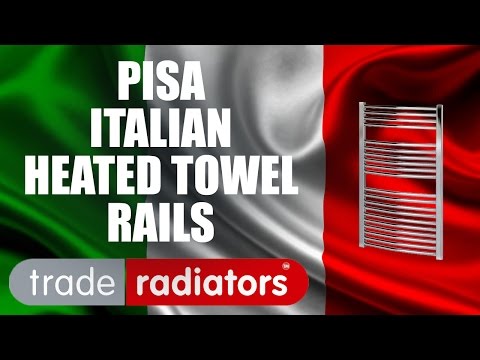 Pisa Italian Heated Towel Rails By Trade Radiators