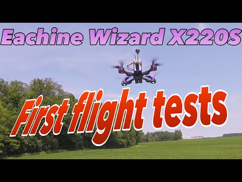 Eachine Wizard X220S First Flight Tests - Best Drone Right out of the box ever? - UCzuKp01-3GrlkohHo664aoA