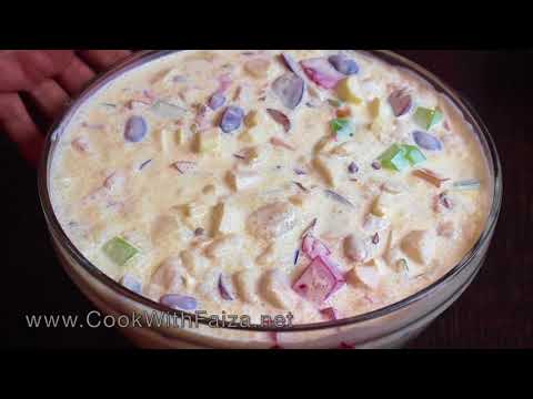 FRUIT CREAM DESSERT *COOK WITH FAIZA* - UCR9WXUxcp0bR9OWi5ersIHw