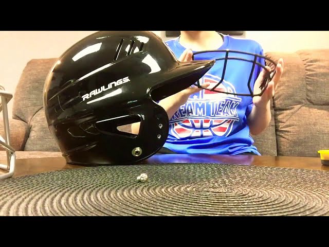 How to Put a Face Mask on a Baseball Helmet
