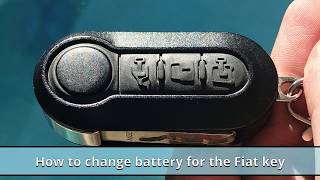 Sostituire batteria chiave Fiat DUCATO