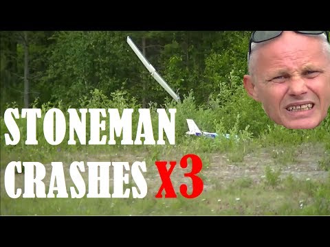 Stoneman Crashes x3 - RC flying and crashes - UCr_AyozpolF_e4yLVndJY0g