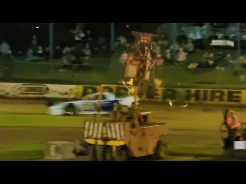 Waikaraka Park Speedway - King of the Park Supersaloons - 28/5/22 - dirt track racing video image