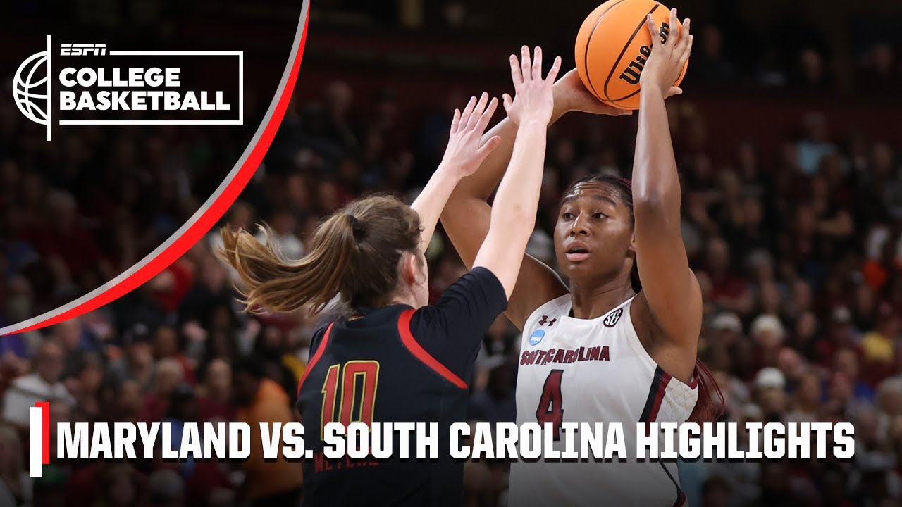 Maryland Terrapins vs. South Carolina Gamecocks | Full Game Highlights | Women’s NCAA Tournament