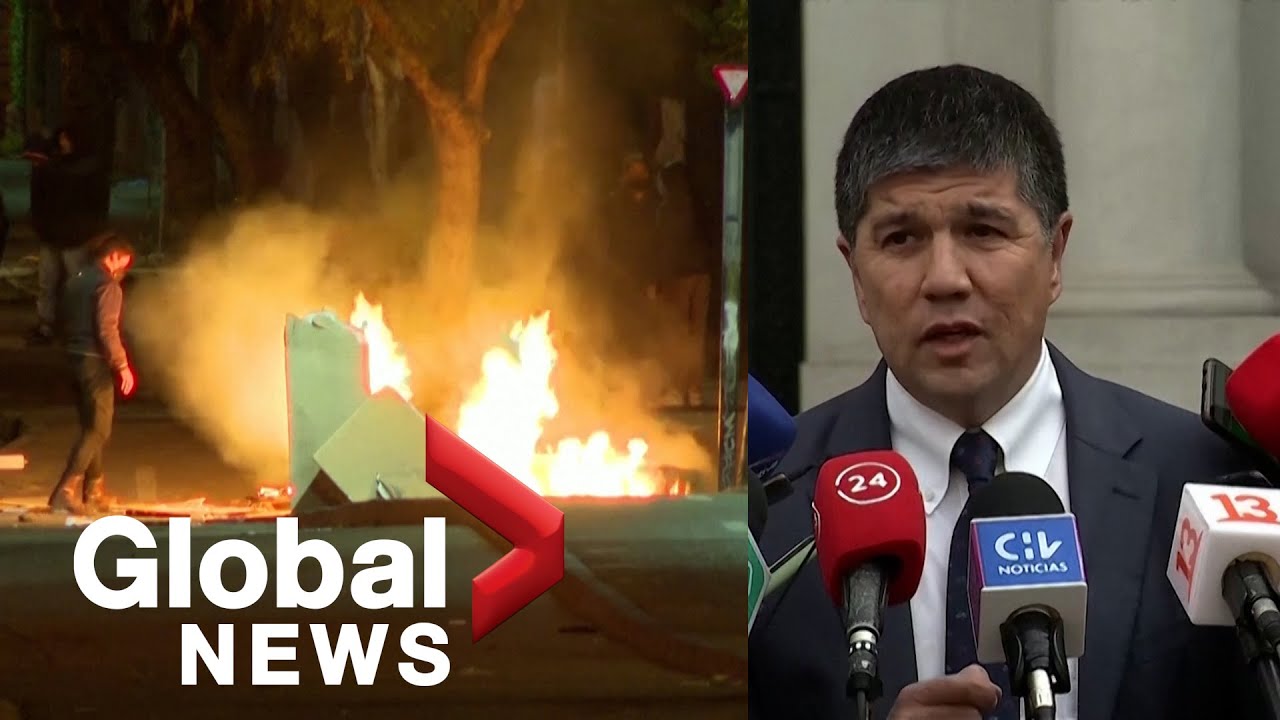 Chile coup anniversary: Minister condemns violent "criminal and delinquent acts" after protest