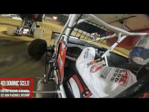 DASH SCCT Onboard With Dominic Scelzi Placerville Speedway - dirt track racing video image