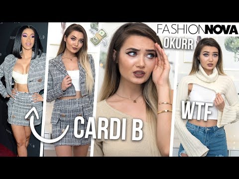 TRYING ON CARDI B X FASHION NOVA CLOTHING... SIS HOW MUCH!? - UCBKFH7bU2ebvO68FtuGjyyw