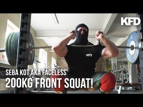 Seba Kot: 200kg front squat - przygotowania Strength Wars - KFD - UCCwsb6pCsJYFp53h9prxXtg