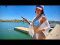 FISHING in 104° Weather Until I Caught a MONSTER Fish.1080p