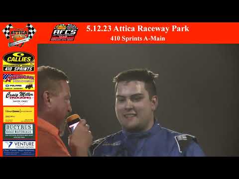 Friday May 12th | Attica Raceway Park | 410 Sprints A-Main - dirt track racing video image