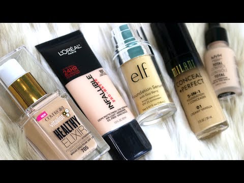 Foundation Wear Test | 5 NEW Drugstore Foundations - UCwQ48S6LdJVdGUM27M0oy4w