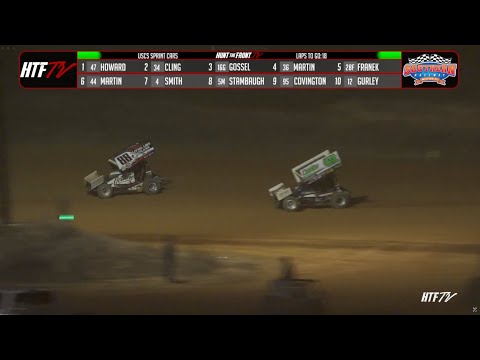 Race Highlights | USCS Sprint Cars at Southern Raceway Battle at the Beach - dirt track racing video image