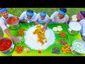VEG THALI  15 Varieties of Veg Recipes  Huge South Indian Veg Thali Recipes Cooking In Village