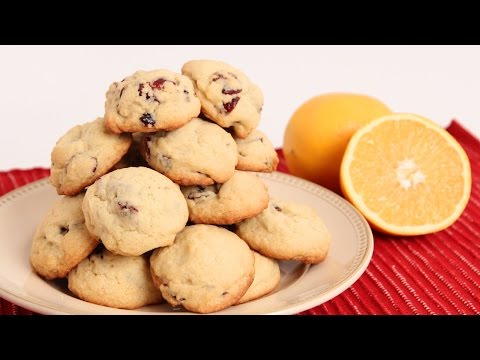 Cranberry Orange Cookies Recipe - Laura Vitale - Laura in the Kitchen Episode 859 - UCNbngWUqL2eqRw12yAwcICg