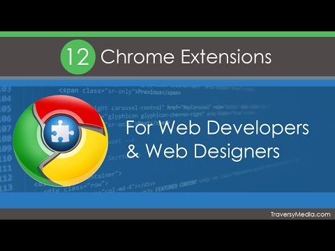 12 Chrome Extensions For Web Developers & Web Designers - UC29ju8bIPH5as8OGnQzwJyA