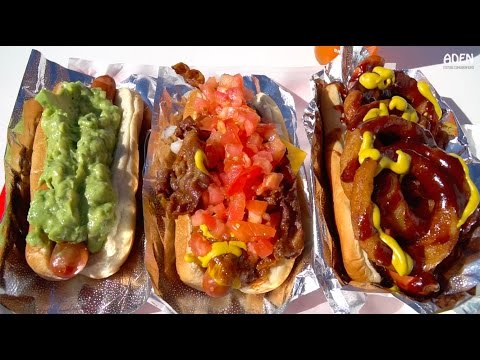 Street Food in Hollywood, California - 4 iconic Fast Food dishes in America - UCu9g5OmzcCpcJnmSYyHnIVw