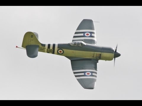 GIANT 1/4 SCALE RC HAWKER SEAFURY - MOKI 250 cc 5 CYLINDER RADIAL - MICK AT BARKSTON WARBIRDS - 2014 - UCMQ5IpqQ9PoRKKJI2HkUxEw