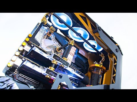$9000 Ultimate High End Water Cooled Gaming & EDITING PC Build | Crazy Time Lapse - UCV11AccJeiMX4ZyHErV2oPw