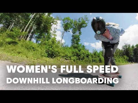 Women's Downhill Longboarding at Full Speed. | Red Bull No Paws Down - UCblfuW_4rakIf2h6aqANefA