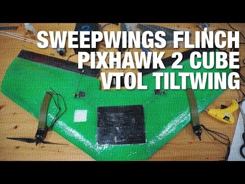 SweepWings Flinch with Pixhawk 2 Cube and PX4 VTOL TiltWing/Tailsitter - UC_LDtFt-RADAdI8zIW_ecbg