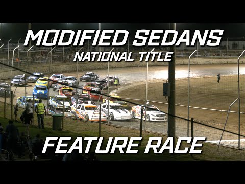 Modified Sedans: National Title - A-Main - Heartland Raceway - 13.02.2022 - dirt track racing video image