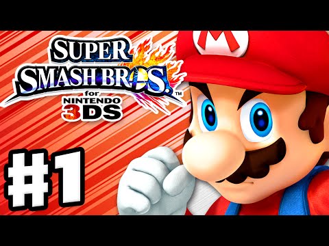 Super Smash Bros. 3DS - Gameplay Walkthrough Part 1 - Mario! (Nintendo 3DS Gameplay) - UCzNhowpzT4AwyIW7Unk_B5Q