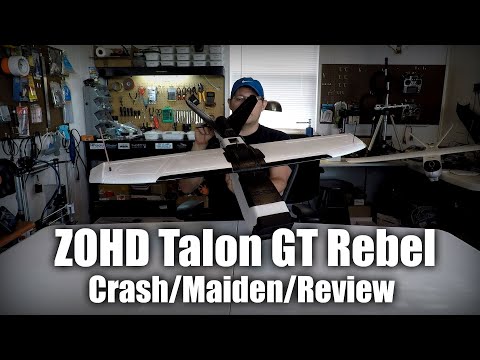 ZOHD Talon GT Rebel - Close Look, Crash, Maiden, Review! - UCcCHW737DFO1_xrO_qAaNbQ