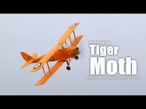 Hobby King Tiger Moth - Beach fly - UC7jd-JN3RitkYxALS7ZOnhA