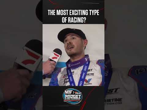 🙌 Larson knows which type of racing is most exciting #USAC - dirt track racing video image