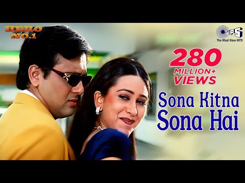 Sona Kitna Sona Hai - Hero No. 1 | Govinda & Karisma Kapoor | Udit Narayan & Poornima - UCJrDMFOdv1I2k8n9oK_V21w