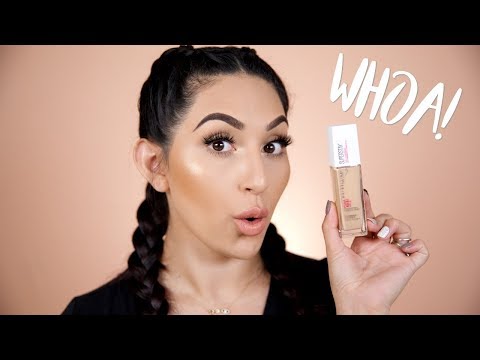 NEW MAYBELLINE SUPERSTAY FULL COVERAGE FOUNDATION | FIRST IMPRESSION & REVIEW | BEAUTYYBIRD - UCBc5MfHtsqVcT5E9A44LOvw