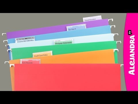 How to Organize Office Files (Part 1 of 9 Home Office Organization Series) - UCcvu0uB6SzugED_5FEC7Z0Q