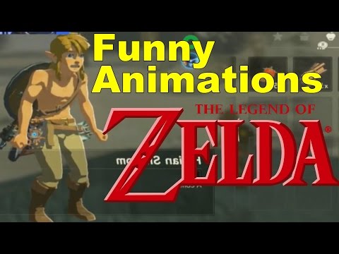 FUNNY, UNIQUE and IDLE ANIMATIONS in Legend of Zelda: Breath of the Wild - UCwtnZUOk44DCCFFT6QG6LdA