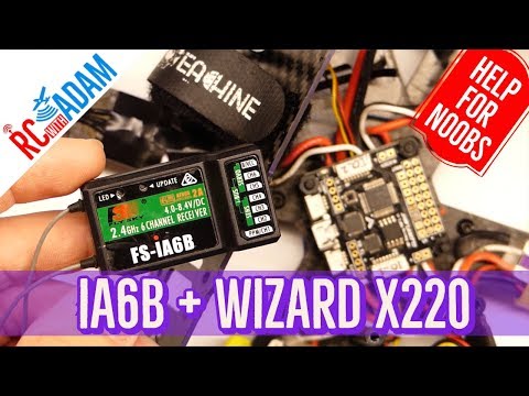 How to connect FlySky iA6B to Eachine Wizard X220 Quadcopter (SPracingF3, PPM) - UCOI2RK-MDHtsBzz9IX_6F1w