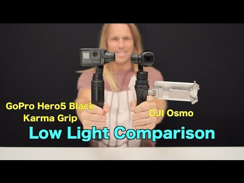 DJI Osmo vs GoPro Hero5 + Karma Grip - Low Light Comparison - GoPro Tip #586 - UCTs-d2DgyuJVRICivxe2Ktg