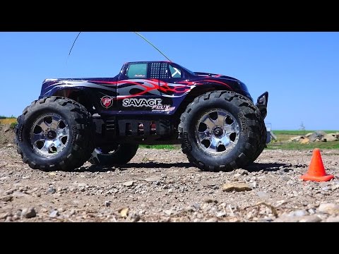 RC ADVENTURES - 6s Lipo HPi Savage Flux HP Monster Truck / New Track Testing! - UCxcjVHL-2o3D6Q9esu05a1Q