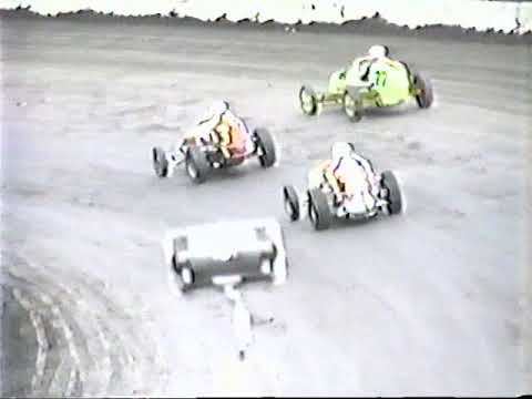 1990 IMCA Oldtimers - Arlington Raceway Part 2 - dirt track racing video image