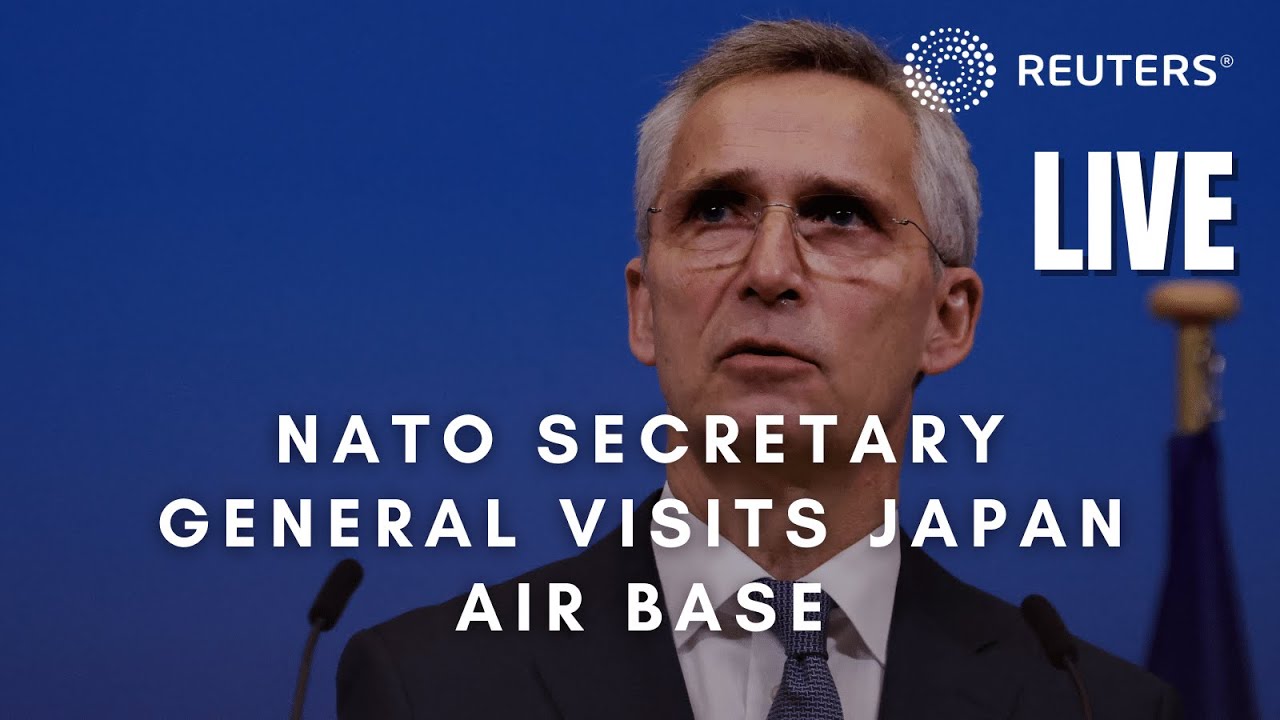 LIVE: NATO Secretary General Jens Stoltenberg visits Japan Air Self-Defense Force base