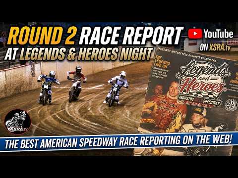 Legends &amp;amp; Heroes Night Round 2 - Full Event Report - dirt track racing video image