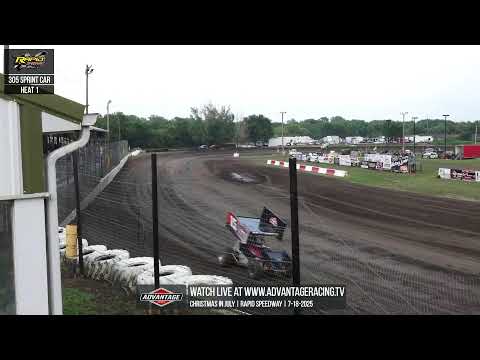 Christmas in July  | Rapid Speedway | 7-18-2025 - dirt track racing video image