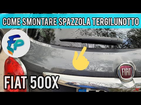 Как правильно снять задний стеклоочиститель на Fiat 500X: пошаговая инструкция