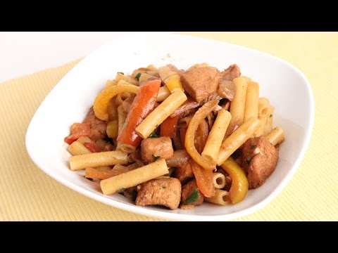 Chicken Fajita Pasta Recipe - Laura Vitale - Laura in the Kitchen Episode 963 - UCNbngWUqL2eqRw12yAwcICg