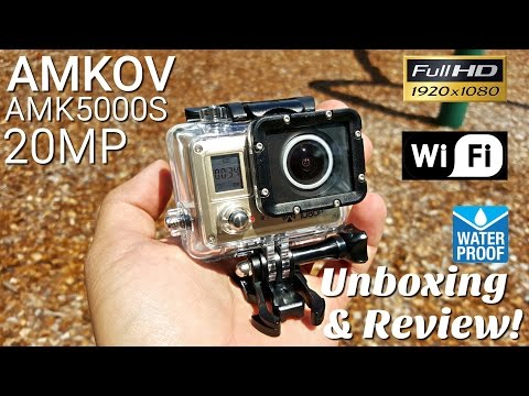 Amkov AMK5000S - Gopro Clone - [Unboxing & Review] - 20MP - WIFI - 1080P - Action Camera! - UCemr5DdVlUMWvh3dW0SvUwQ
