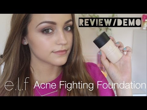 Review & Demo- e.l.f Acne Fighting Foundation! - UC8v4vz_n2rys6Yxpj8LuOBA