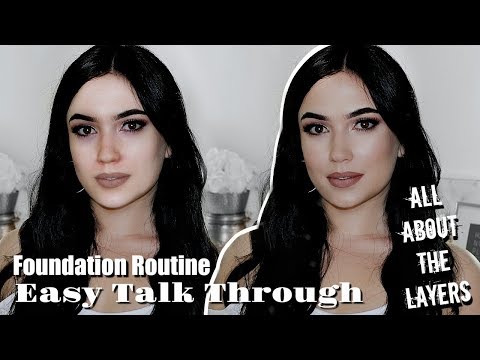 Beginner Full Coverage Foundation Routine | Easy Talk Through Routine - UC-1-zPmT368J8JRbsK_1keA