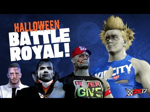 WWE 2k17 Halloween Battle Royal! SCARY Zombie John Cena & Lil Flash! - UCCXyLN2CaDUyuEulSCvqb2w
