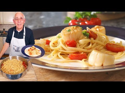 Linguine with Scallops Recipe